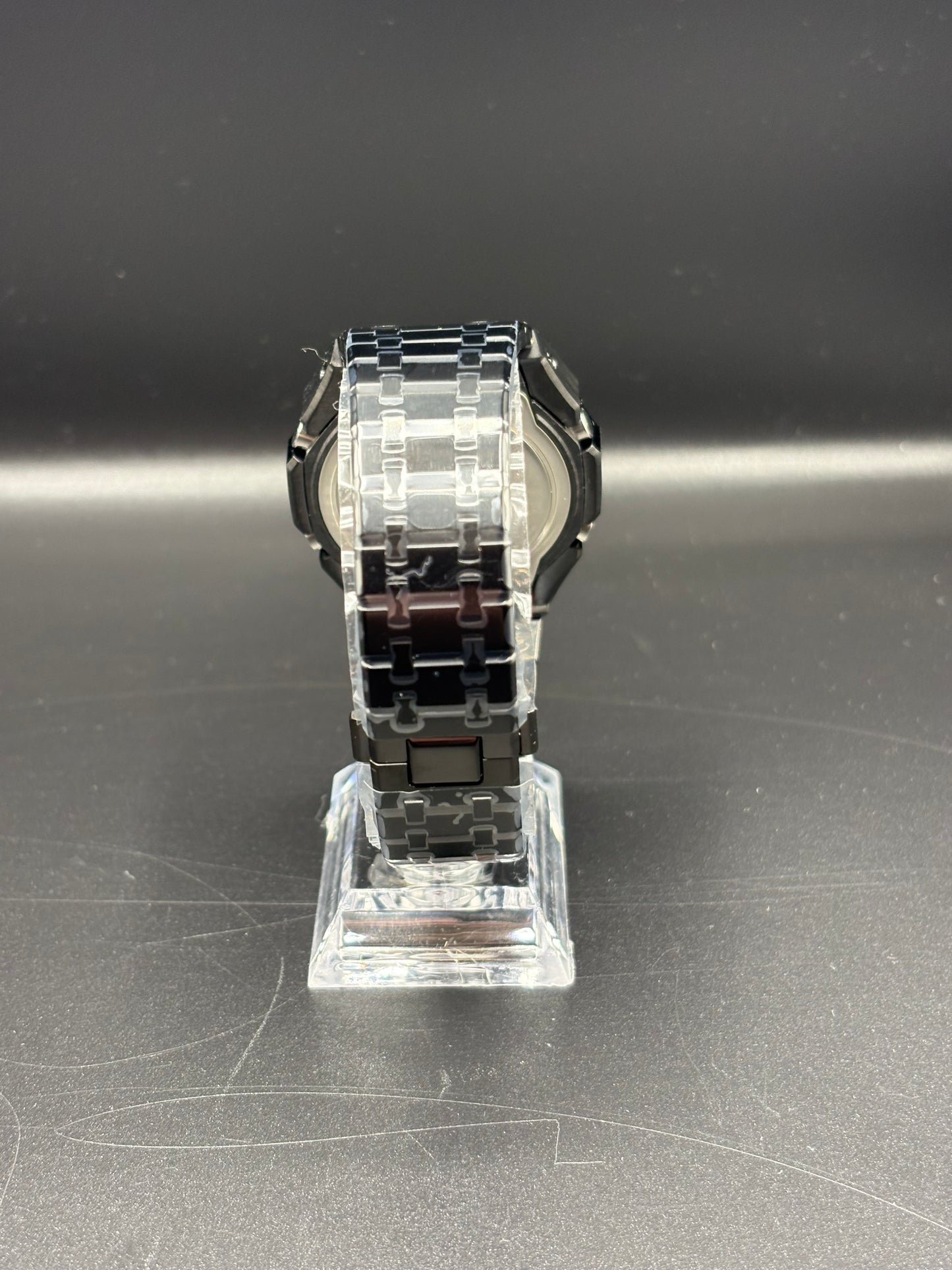 Custom Casio GA-2100 Casioak Blue/Orange Reflection Dial