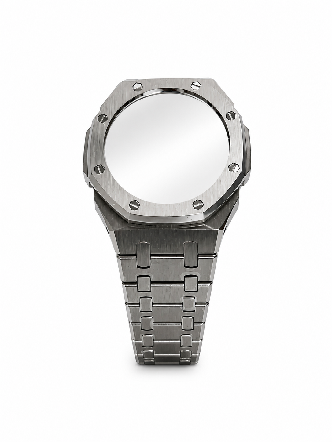Casio GA-2100 Mod Kit – Stainless Steel CasiOak Case & Strap Upgrade