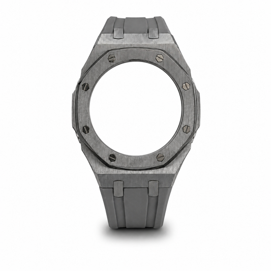 Casio ‘Mono Slate’GA-2100 Mod Kit – Stainless Steel CasiOak Case & Strap Upgrade