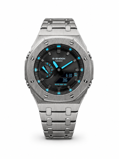 G-Shock Full Silver Stainless ‘Obsidian Pulse’ CasiOak