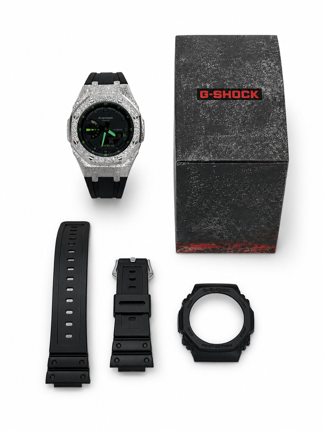 Frosted G-Shock ‘Obsidian Hulk’ CasiOak