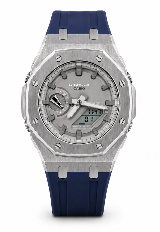G- Shock Grey Casioak Silver Bezel