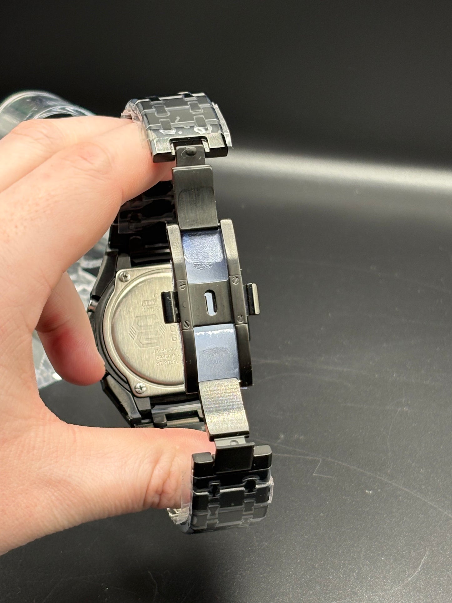 Casio GA-2100 Casioak Black/Blue Dial