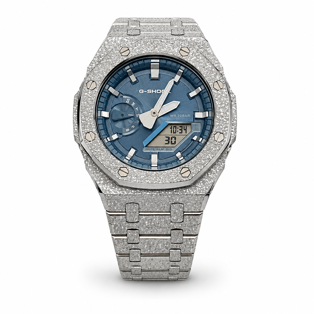 Full Frosted G-Shock ‘Aqua’ CasiOak