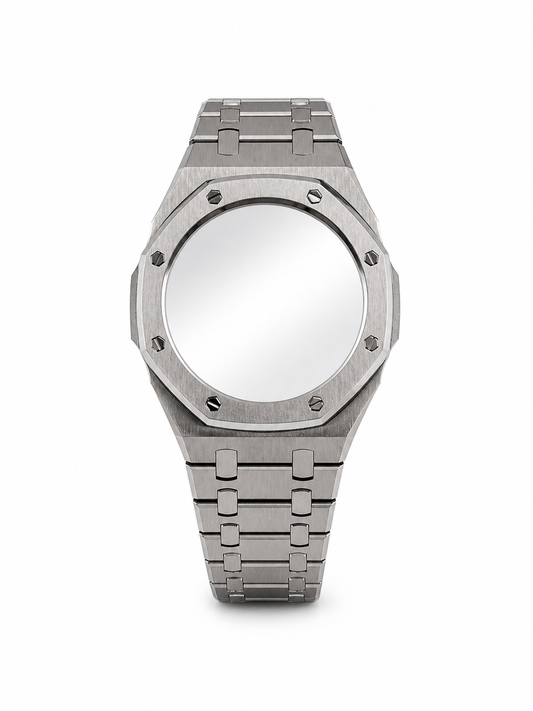 Casio GA-2100 Mod Kit – Stainless Steel CasiOak Case & Strap Upgrade