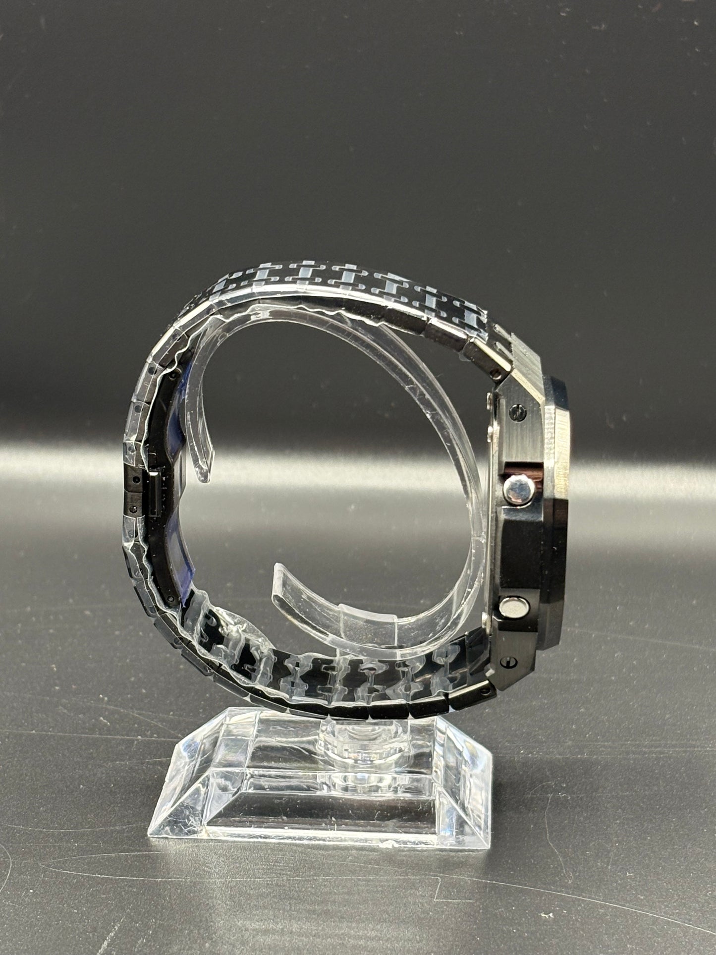 Casio GA-2100 Casioak Black/Blue Dial