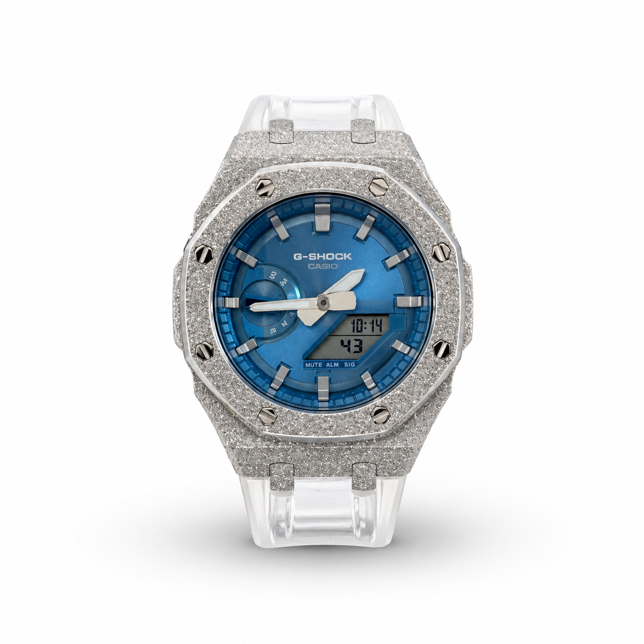 Frosted G-Shock ‘Aqua’ CasiOak