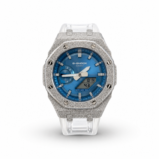 Frosted G-Shock ‘Aqua’ CasiOak