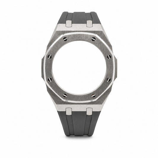 Casio (Axis) GA-2100 Mod Kit – Stainless Steel CasiOak Case & Strap Upgrade